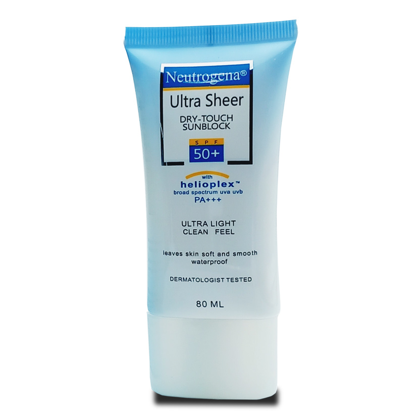 ضد آفتاب بدون رنگ نوتروژینا اولترا شیر SPF 50 - خرید و مشخصات کرم ضد آفتاب برای پوست چرب و آکنه دار